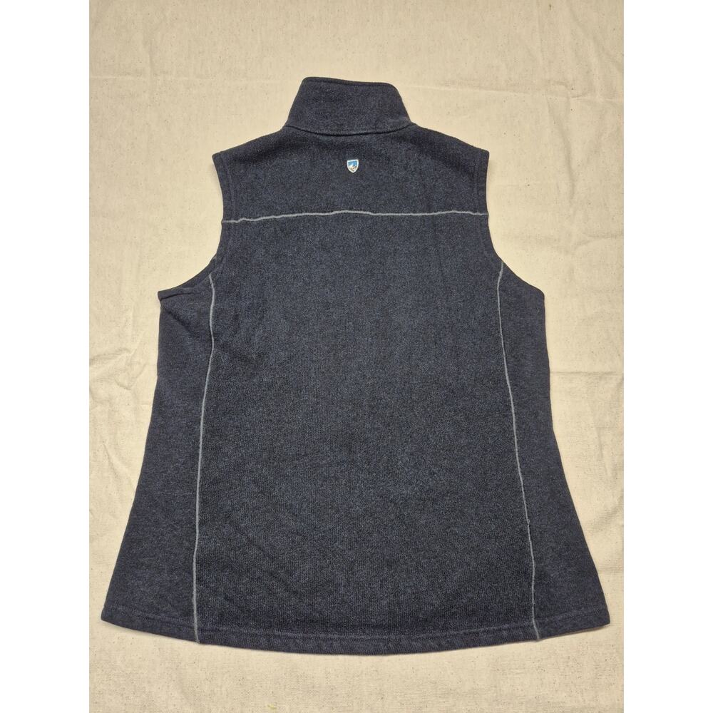 Kuhl Interceptr Vest Men's L Navy Blue Fleece Full Zip Outdoor Hiking - Picture 7 of 7
